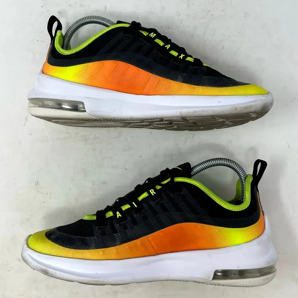 Nike Air Max Axis RF Black Orange Shoes Youth Boys Size 6Y